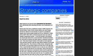 Strategic-companies.mee.nu thumbnail