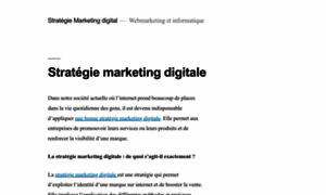 Strategie-marketing-digital.fr thumbnail