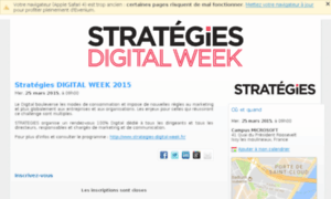Strategies-digital-week-2015.evenium.net thumbnail