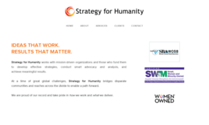 Strategyforhumanity.org thumbnail