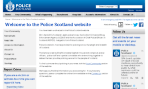 Strathclyde.police.uk thumbnail