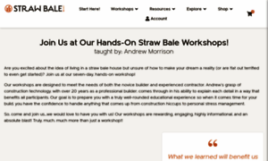 Strawbaleworkshops.com thumbnail