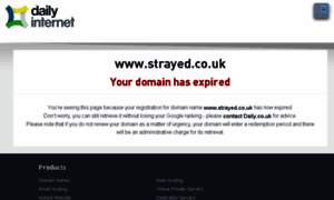 Strayed.co.uk thumbnail