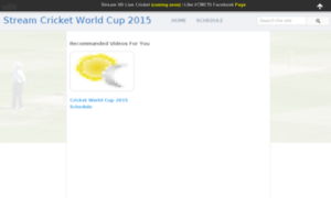 Streamcricketworldcup2015.com thumbnail