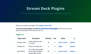 Streamdeck-plugins.com thumbnail