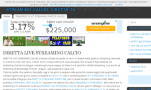 Streamingcalcio.goldiretta.eu thumbnail