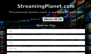 Streamingplanet.com thumbnail