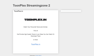 Streamingzone2-toonplex.blogspot.in thumbnail