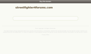 Streetfighter4forums.com thumbnail