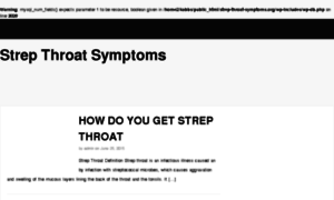 Strep-throat-symptoms.org thumbnail