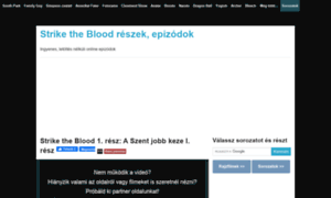 Strike-the-blood.rajzfilmreszek.info thumbnail