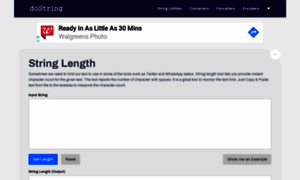 String-length-online.dostring.com thumbnail