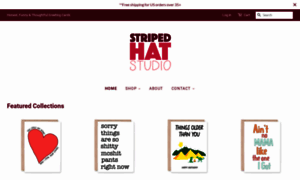 Stripedhatstudio.com thumbnail