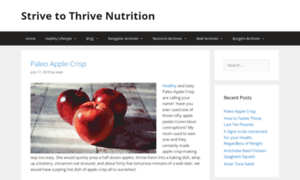 Strivetothrivenutrition.com thumbnail