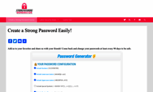 Strongpasswordgenerator.co thumbnail