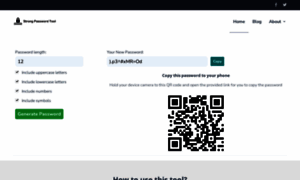 Strongpasswordtool.com thumbnail