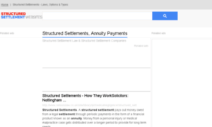 Structuredsettlement.org.uk thumbnail