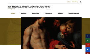 Stthomasapostledc.org thumbnail