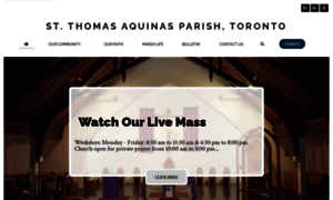 Stthomasaquinasto.archtoronto.org thumbnail