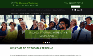 Stthomastraining.co.uk thumbnail