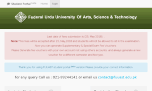 Student-portal.fuuast.edu.pk thumbnail