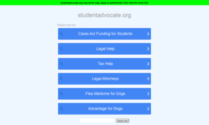 Studentadvocate.net thumbnail