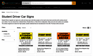 Studentdrivercarmagnets.com thumbnail