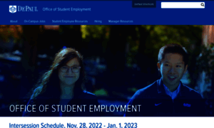 Studentemployment.depaul.edu thumbnail