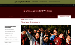 Studentinsurance.uchicago.edu thumbnail