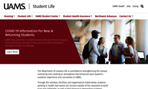 Studentlife.uams.edu thumbnail