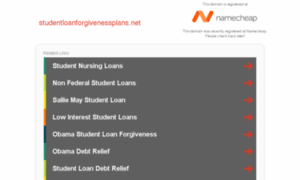 Studentloanforgivenessplans.net thumbnail