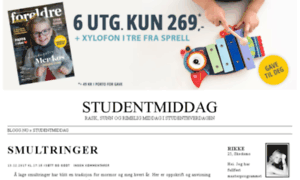 Studentmiddag.blogg.no thumbnail