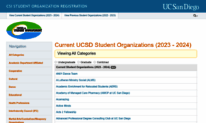 Studentorg.ucsd.edu thumbnail