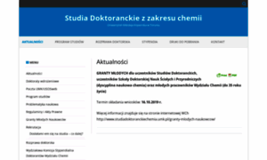 Studiadoktoranckiechemia.umk.pl thumbnail