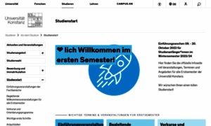 Studienstarter.uni-konstanz.de thumbnail