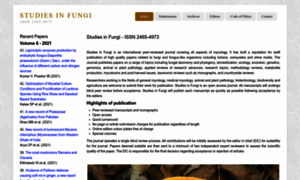 Studiesinfungi.org thumbnail