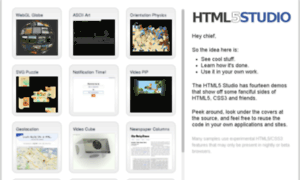 Studio.html5rocks.com thumbnail