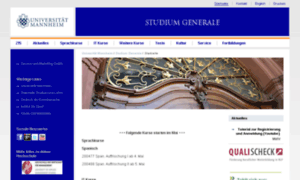 Studiumgenerale.uni-mannheim.de thumbnail