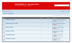 Study-forum.studypermit.ca thumbnail
