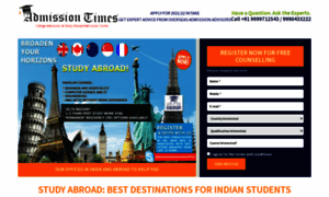 Studyabroad.admissiontimes.com thumbnail