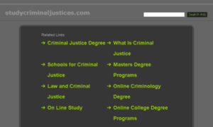 Studycriminaljustices.com thumbnail