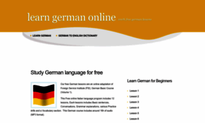 Studygermanlanguage.org thumbnail