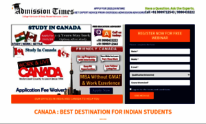 Studyincanada.admissiontimes.com thumbnail