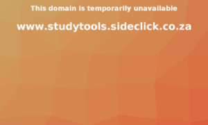 Studytools.sideclick.co.za thumbnail