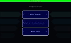 Studytutorial.in thumbnail