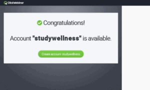 Studywellness.clickwebinar.com thumbnail
