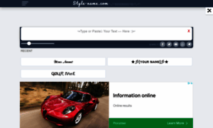 Style-name.com thumbnail