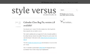 Style-vs-substance.com thumbnail