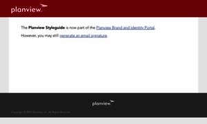 Styleguide.planview.com thumbnail