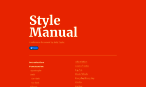 Stylemanual.org thumbnail